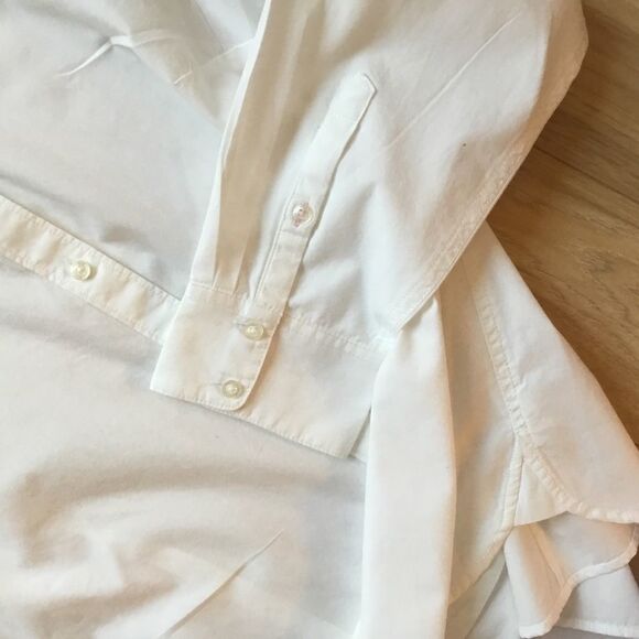 NWT Crown & Ivy L/S Women’s Cotton Blouse Sz L - Picture 4 of 7